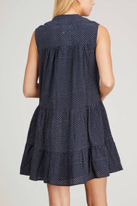 APIECE APART Almada Shirt Dress in ink - women's dress - detail view