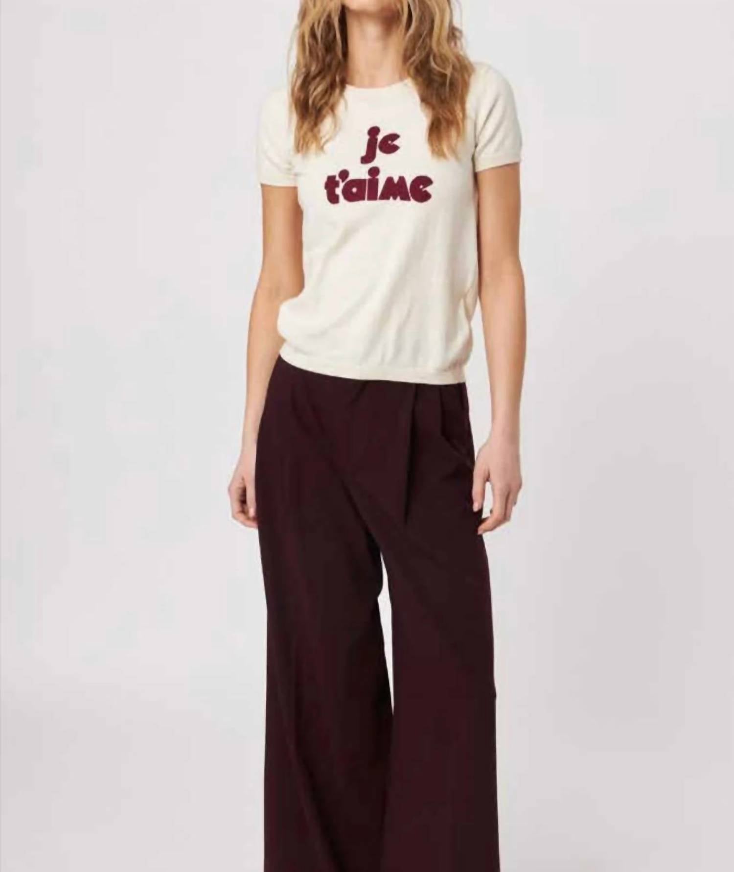John + Jenn - Cedric Short Sleeve Sweater