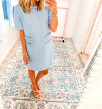 Voy - Betsy Braided Tweed Dress