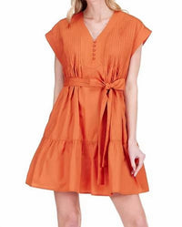 Joy Joy - Pin Tuck Edged Dress