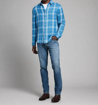 Billy Reid - Double Face Plaid Cypress Shirt