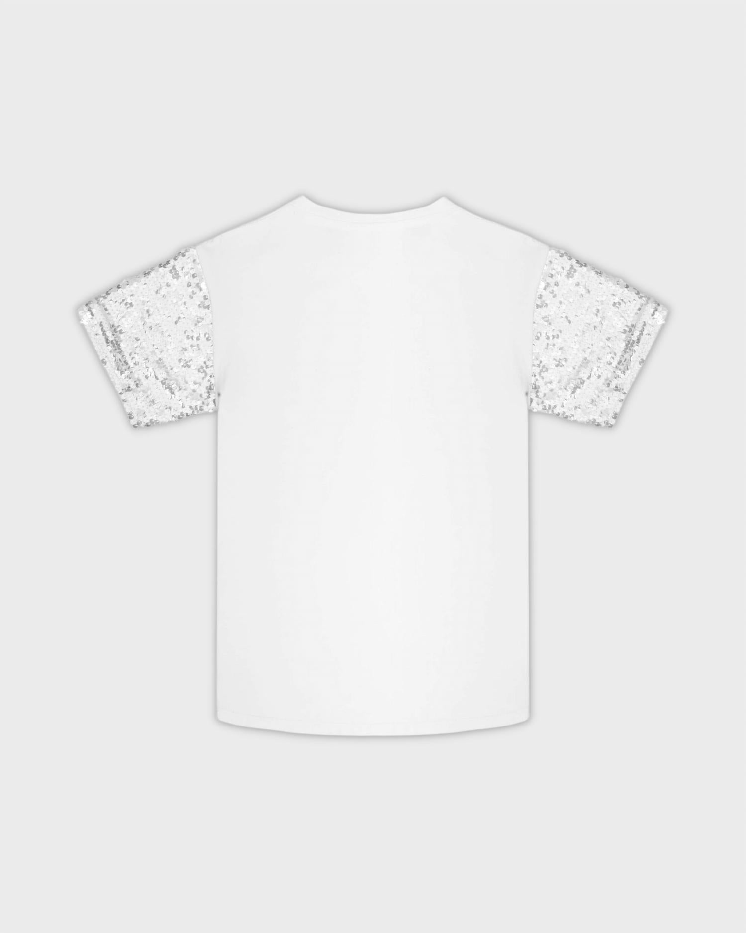 Mia - Girl's Sequin Sleeve Tee