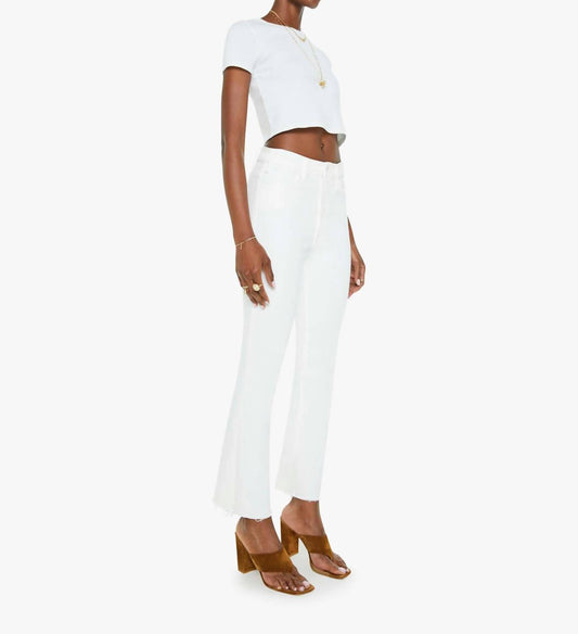 Mother - Hustler Ankle Fray High-rise Flare Jeans