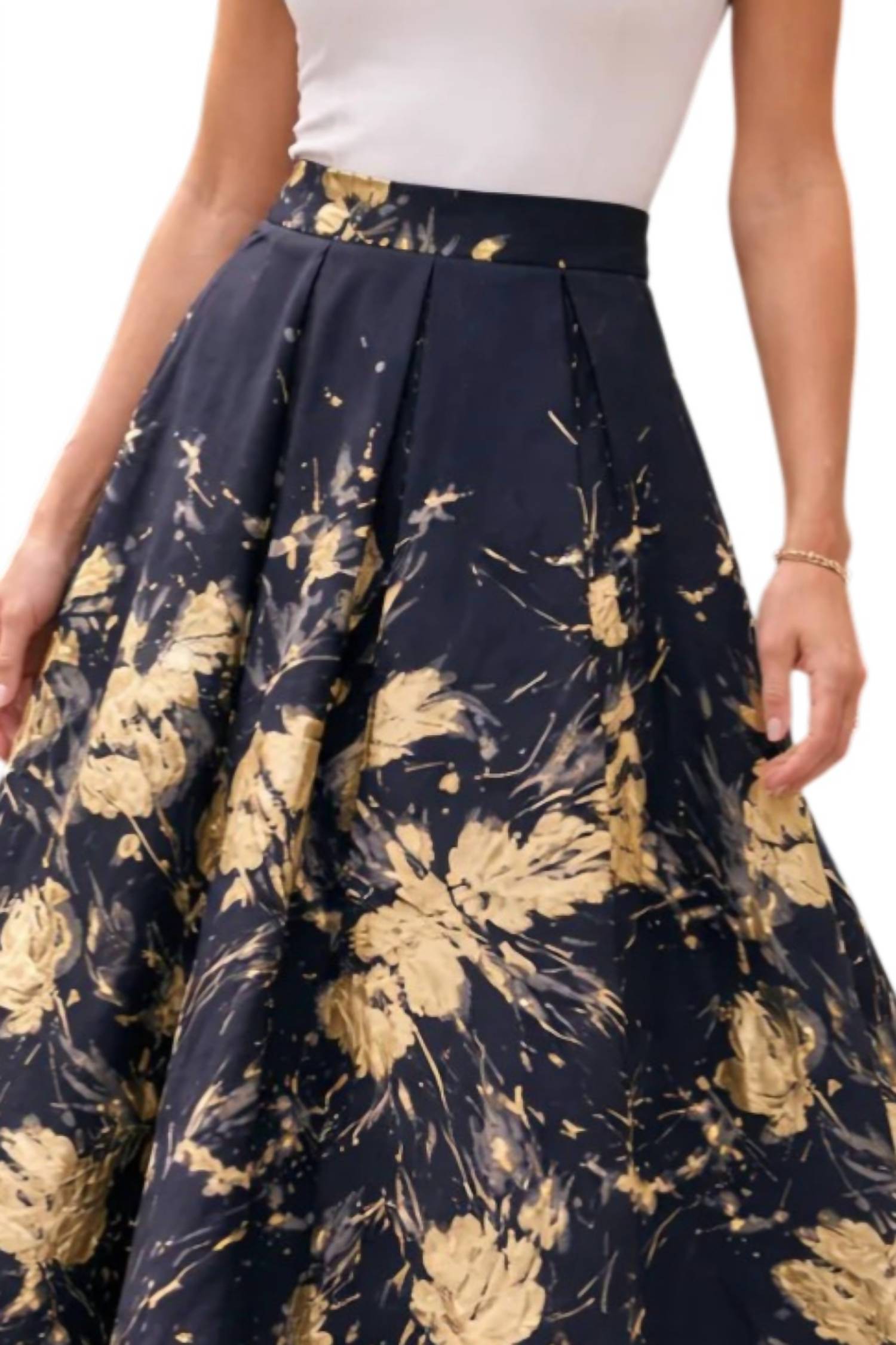 Lunatica - Bouquet Midi Skirt