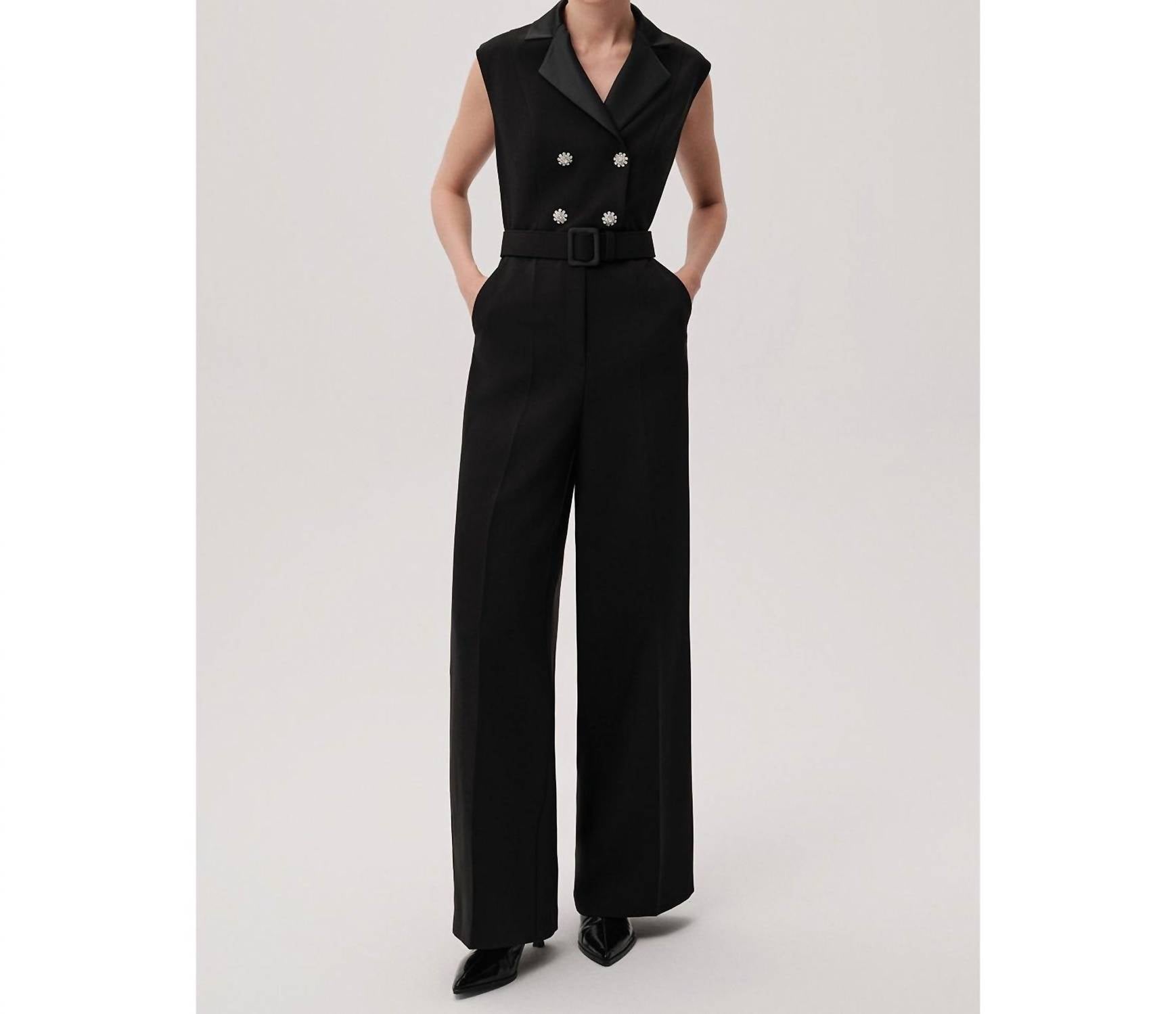 Exquise - Onyx Sleeveless Jumpsuit
