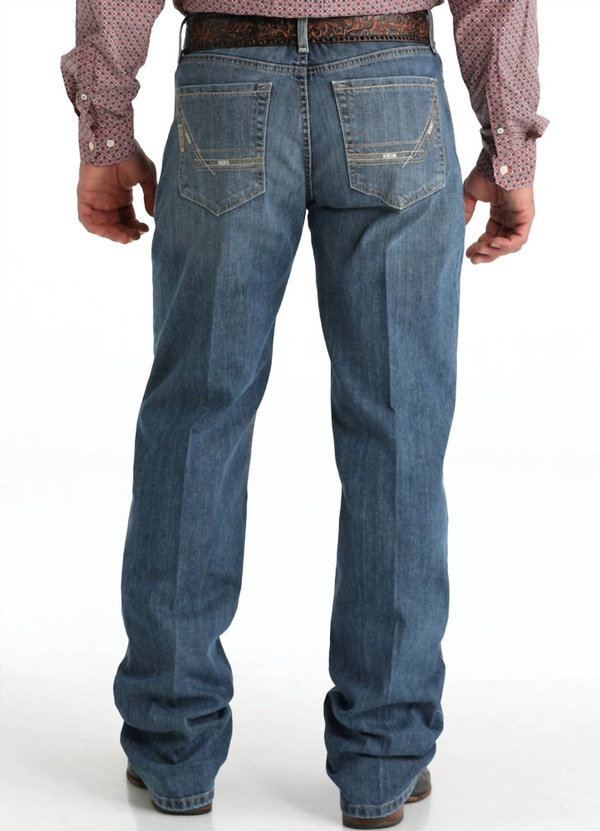 CINCH Grant Jeans in medium stonewash - men's jeans - detail view