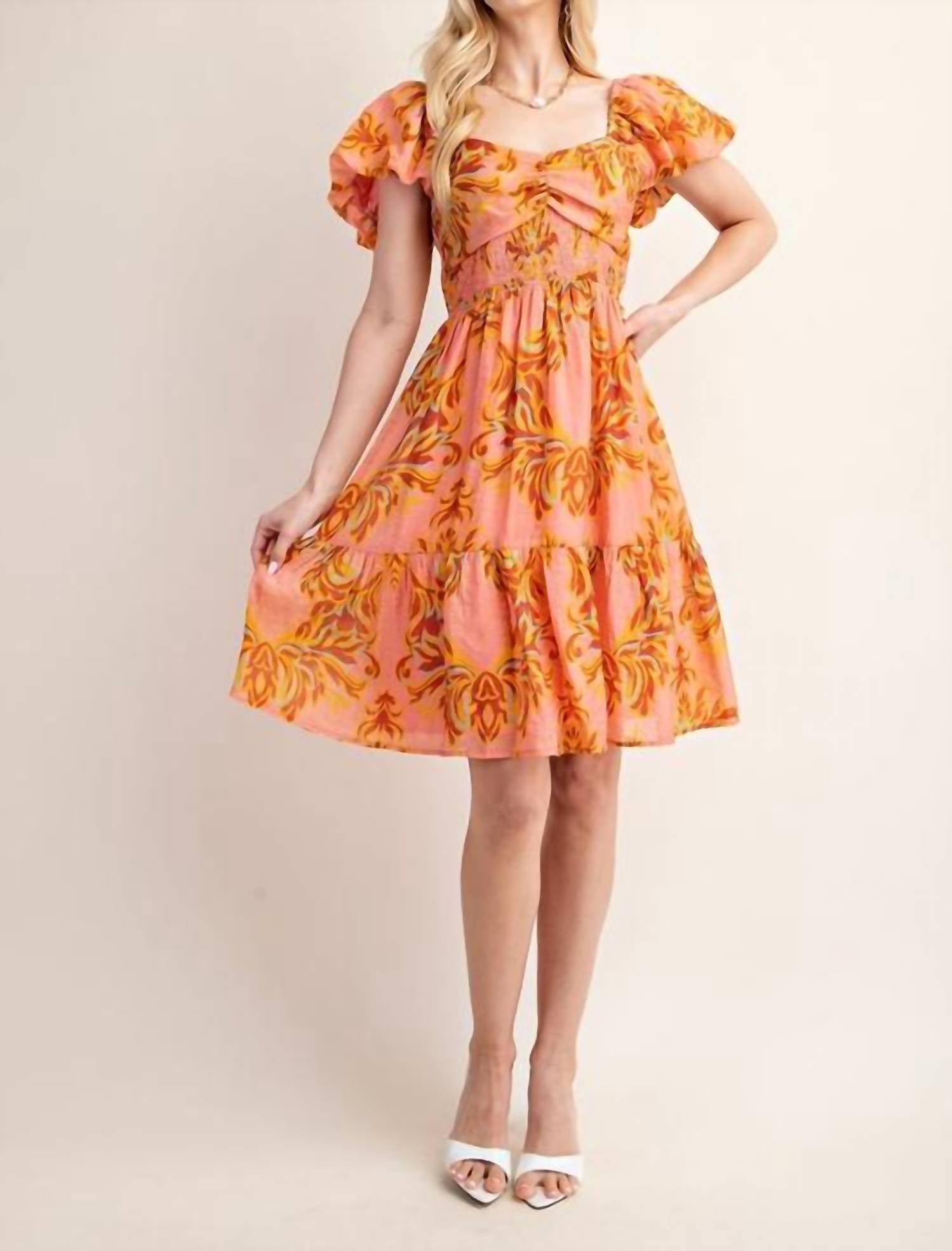 Gigio - Smocked Babydoll Dress