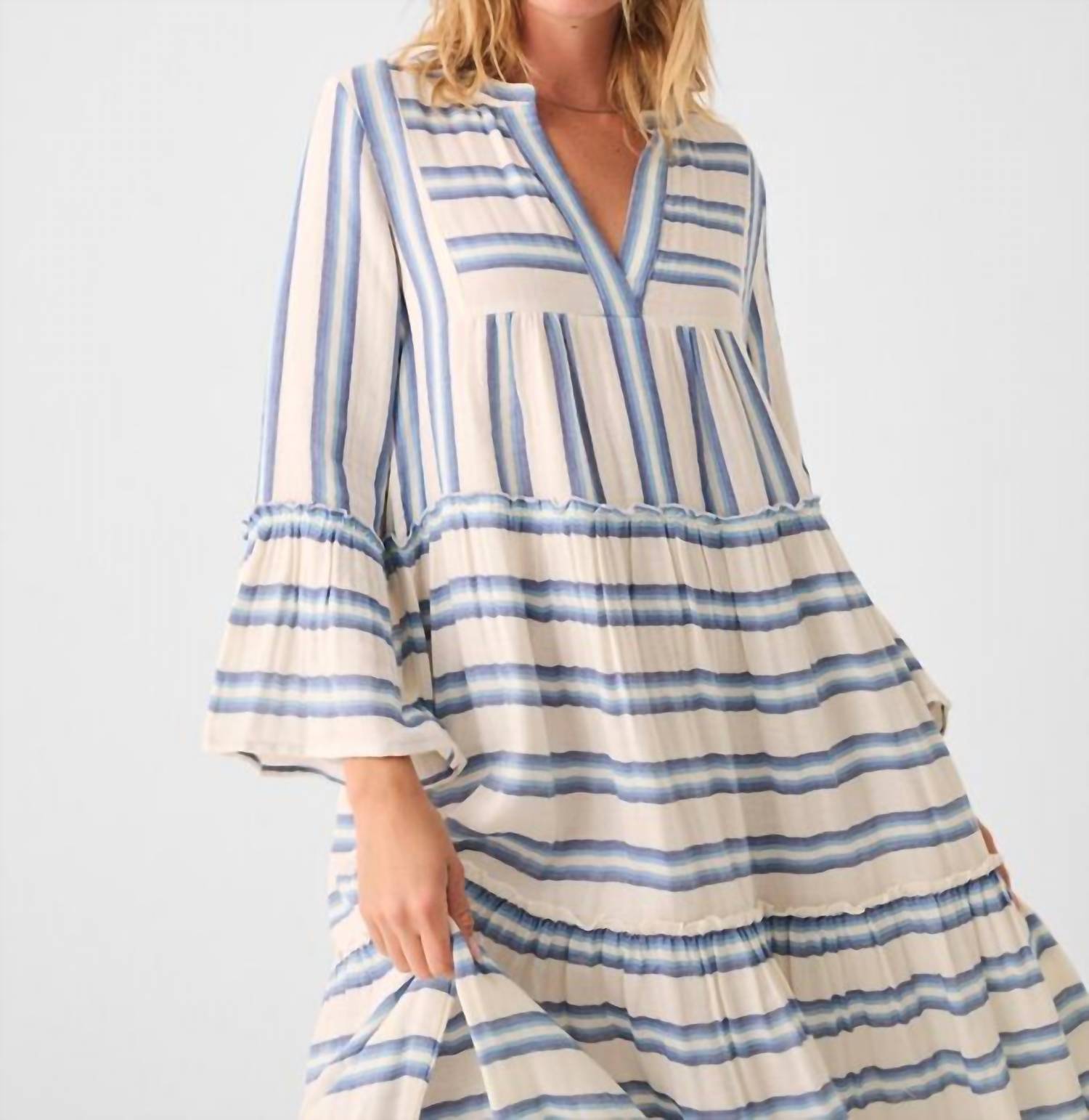 Faherty - Dream Cotton Gauze Vida Midi Dress