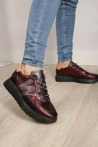 Wonders - Women's Odesei Leather Sneaker