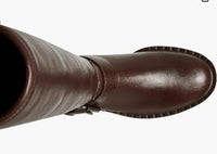 STEVE MADDEN Women's Erma Knee High Flat Boots in brown - women's shoe - view 6