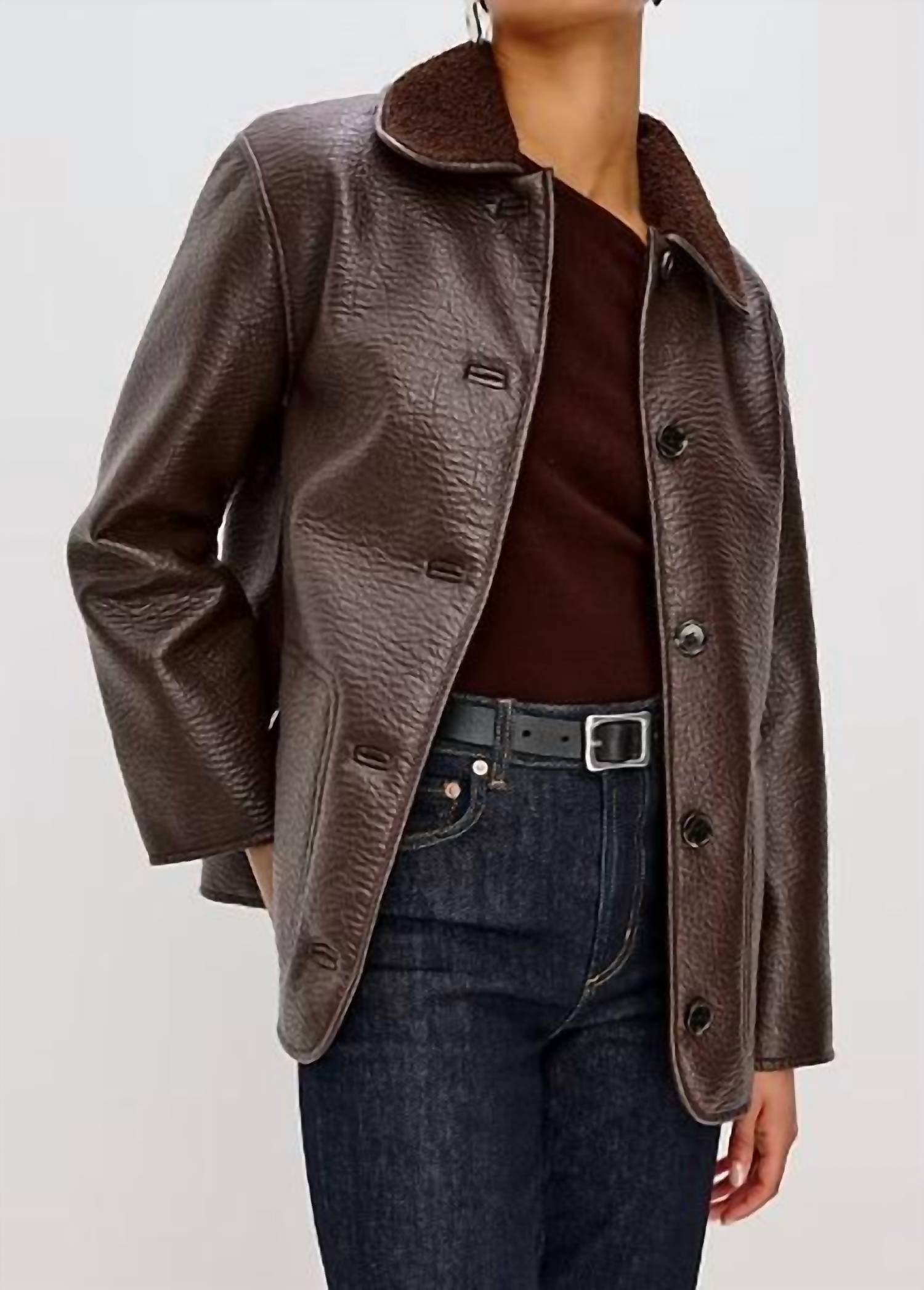 Rails Luis Jacket in walnut - women's jacket
