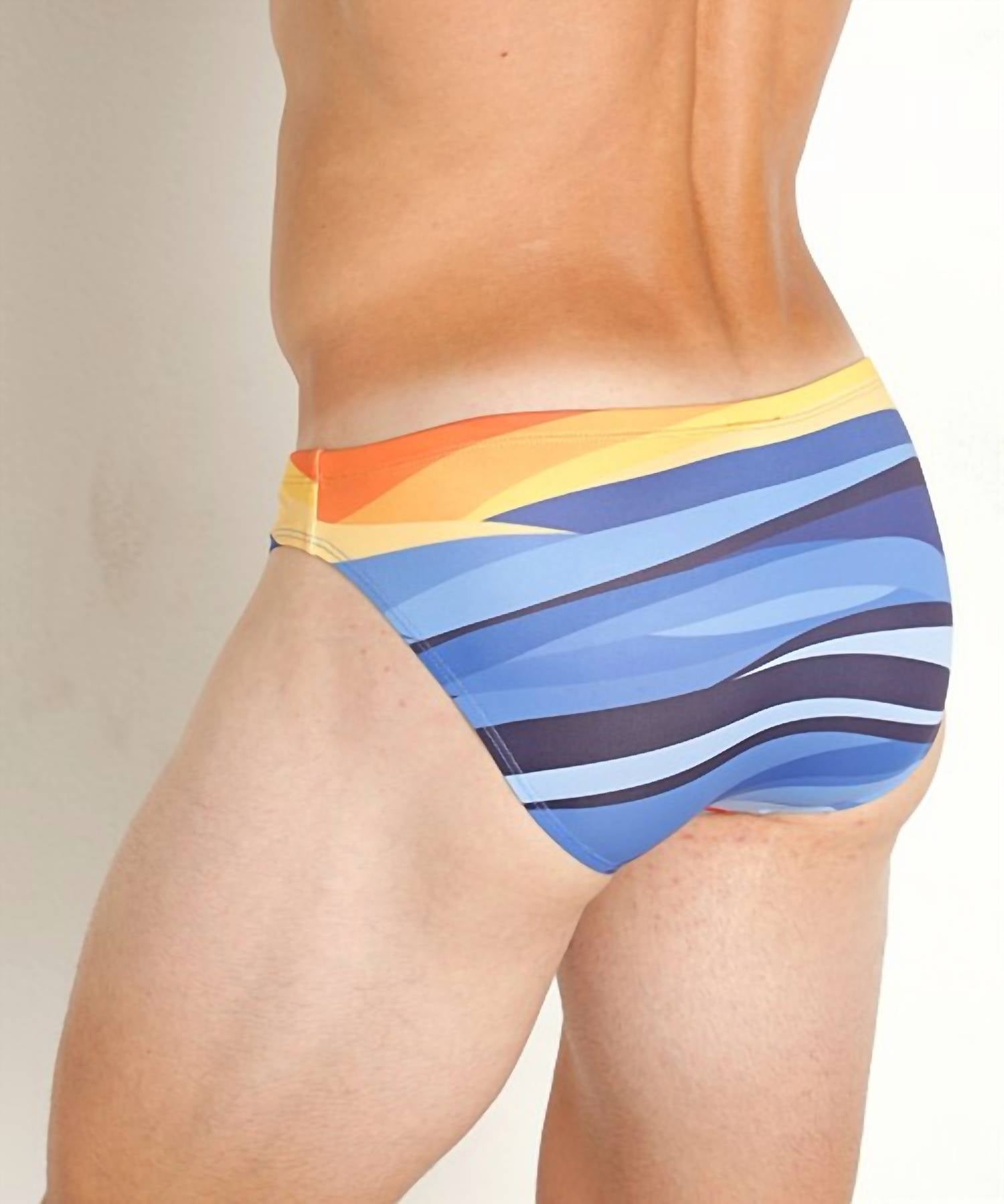 Jack Adams Mykonos Swim Brief in orange - men's item - detail view
