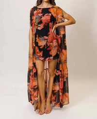 Hutch - Ailani Watercolor Floral Dress