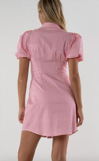 Emily Mccarthy - Britt Stripe Mini Dress