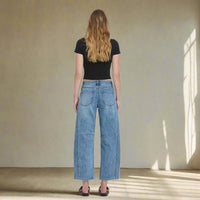 Vervet By Flying Monkey - Kate High Rise Barrel Leg Jeans