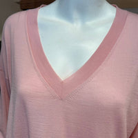 Roberto Collina - Women's Merino Long Sleeve V-neck Top