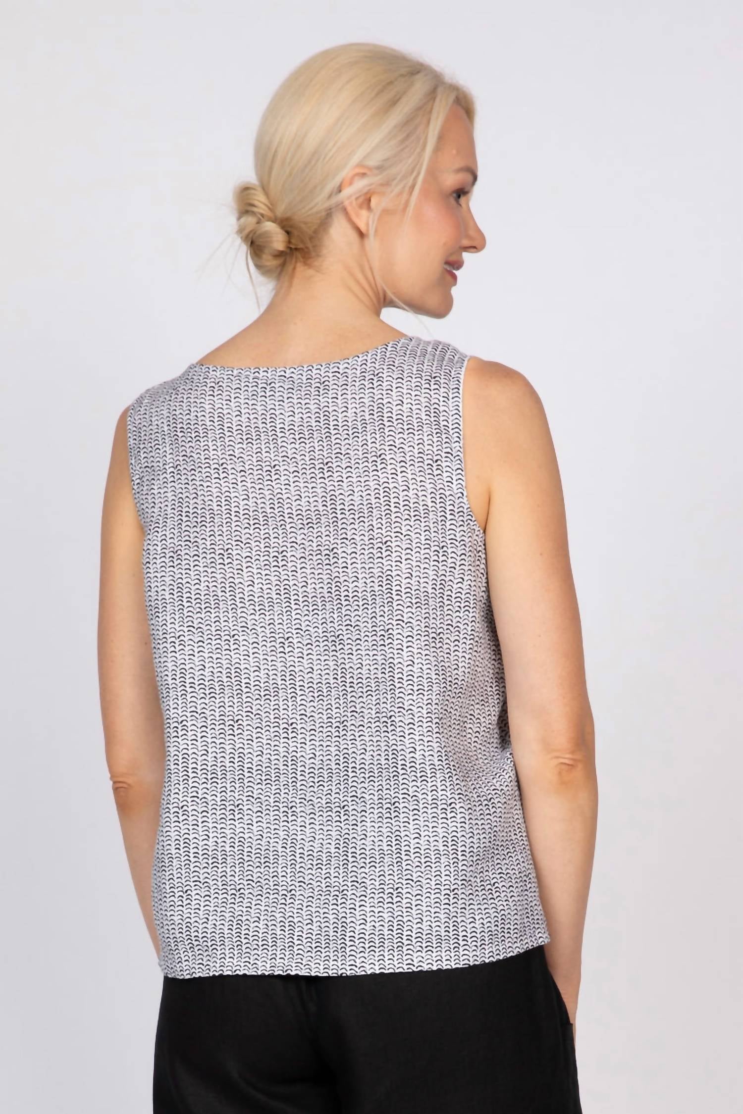 Olivia By Habitat - Flax Stripe To The Left Tank