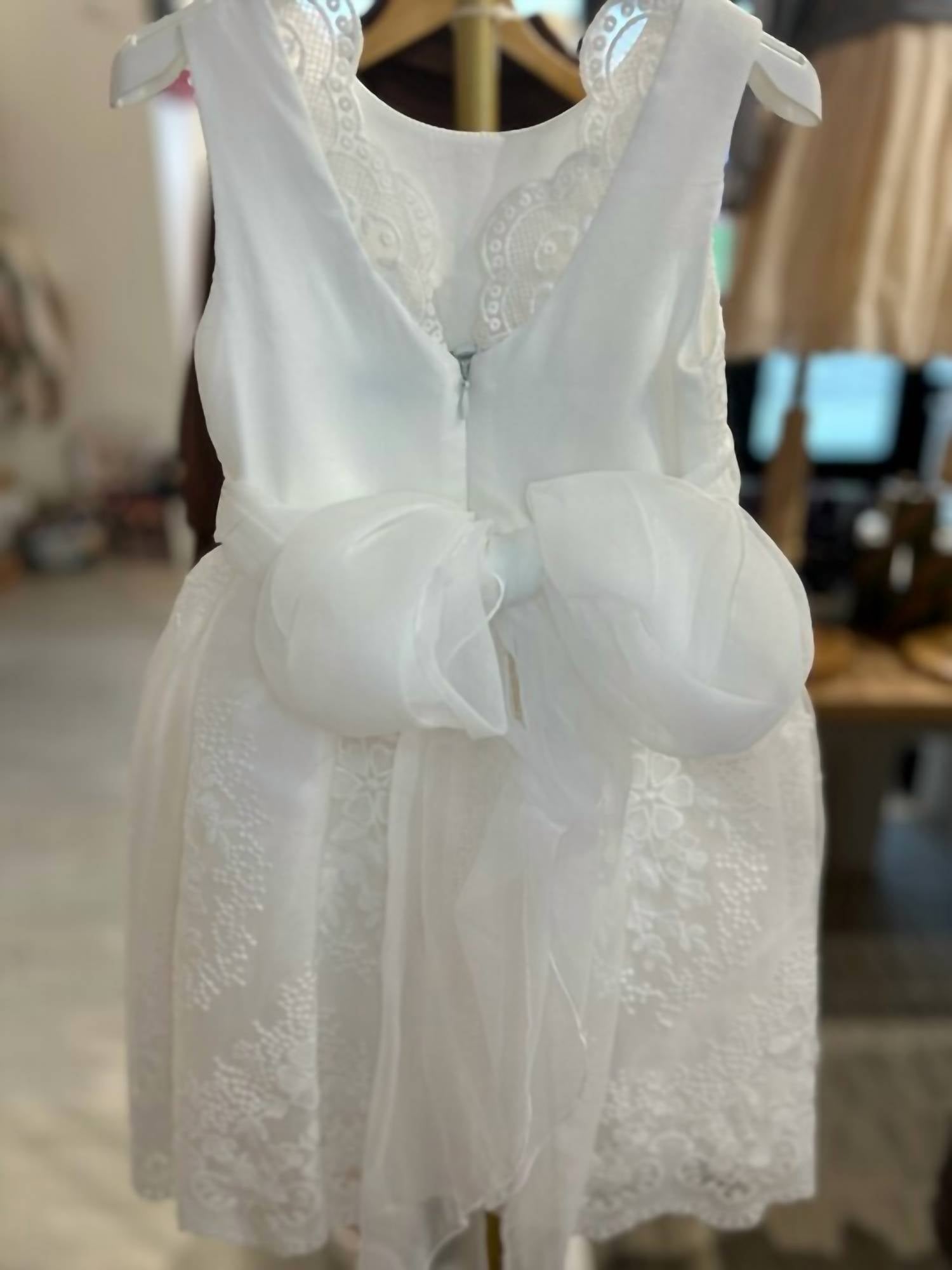 Abel & Lula - Girl's Organza Embroidered Occasion Dress