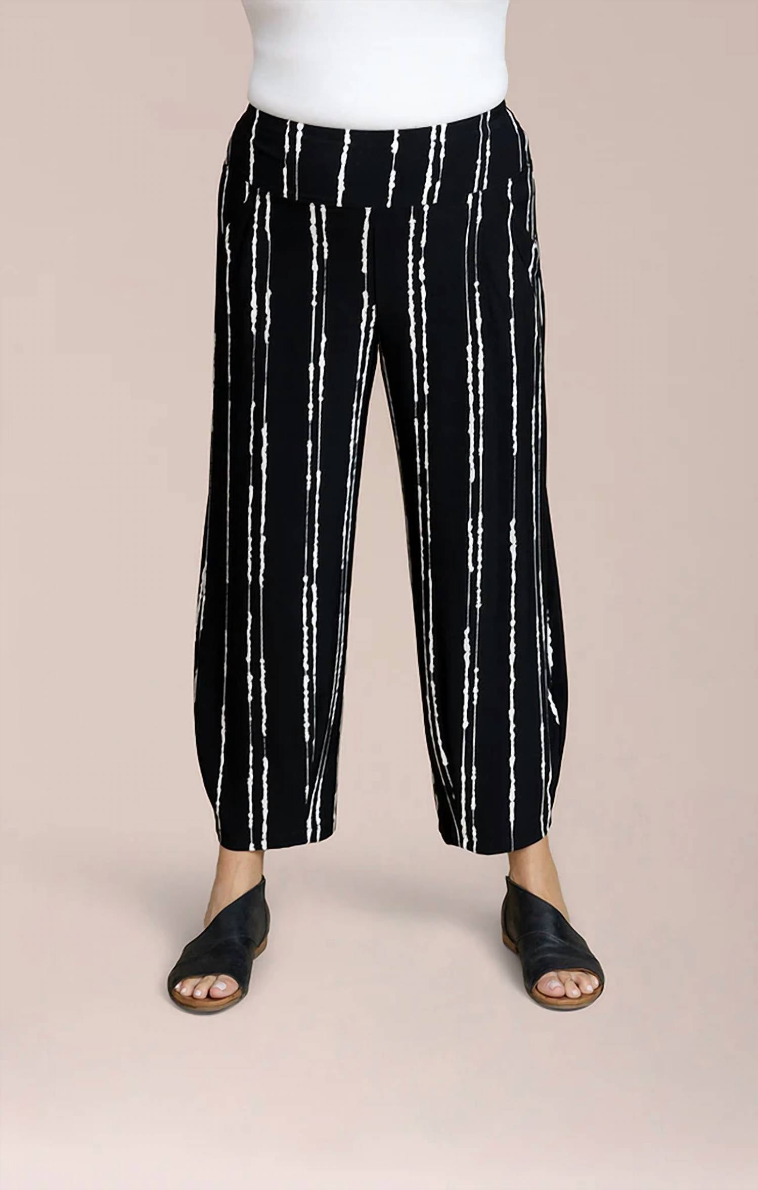 Sympli - Narrow Lantern Pant Print