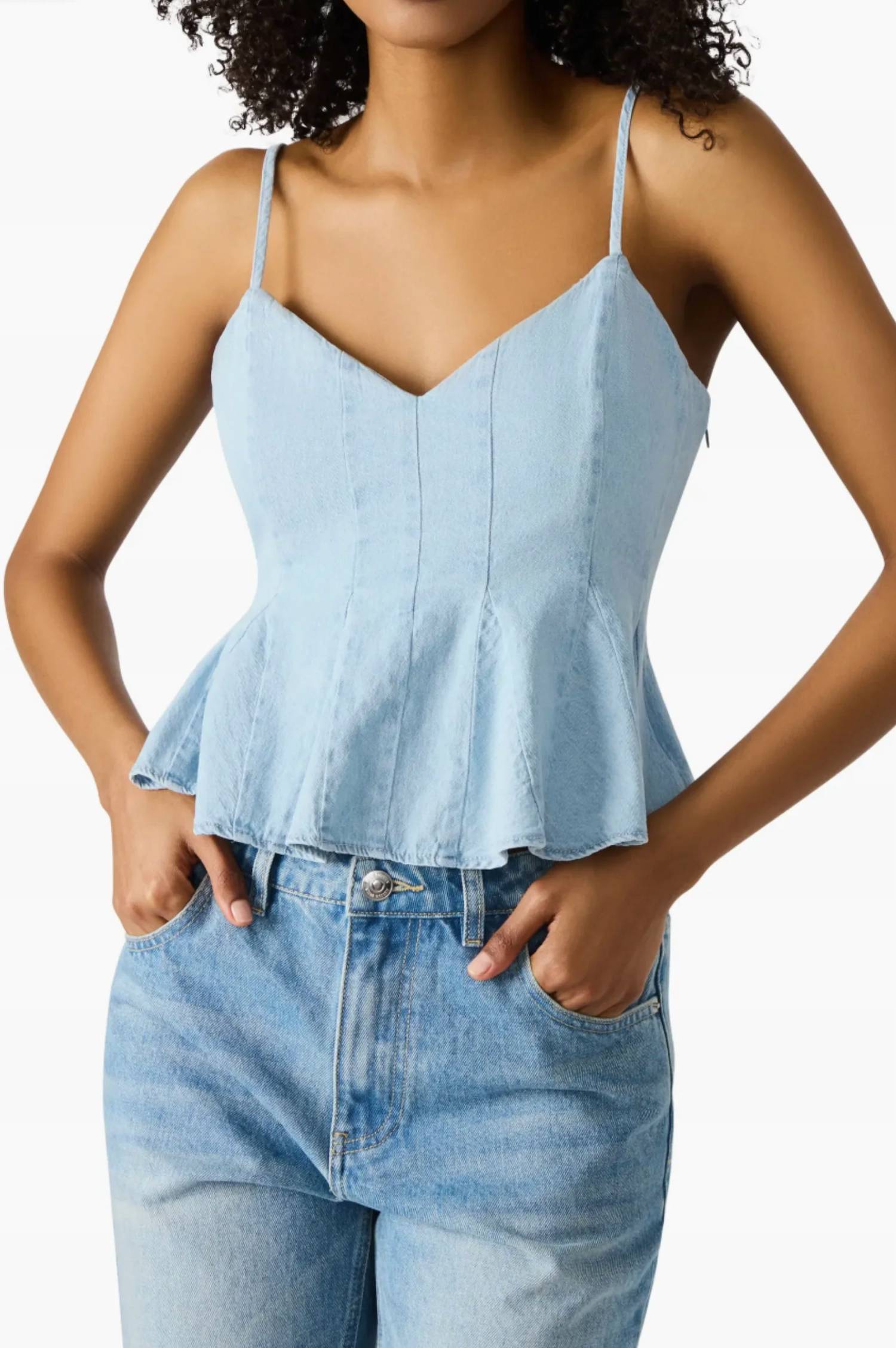 Steve Madden - Demi Peplum Cami Top