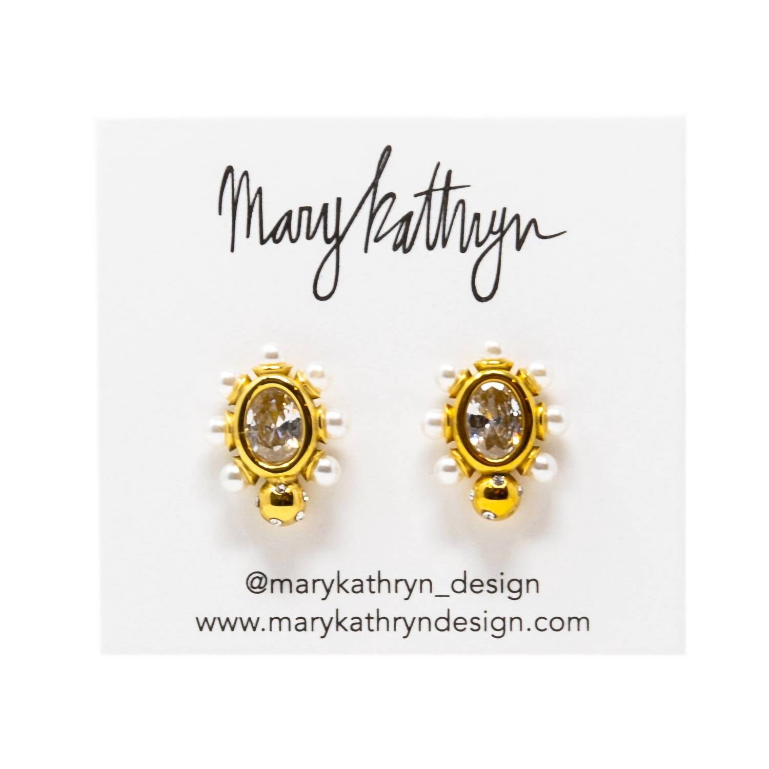 Mary Kathryn Designs - Ella Pearl Studs