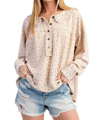 Easel - Floral Thermal Top