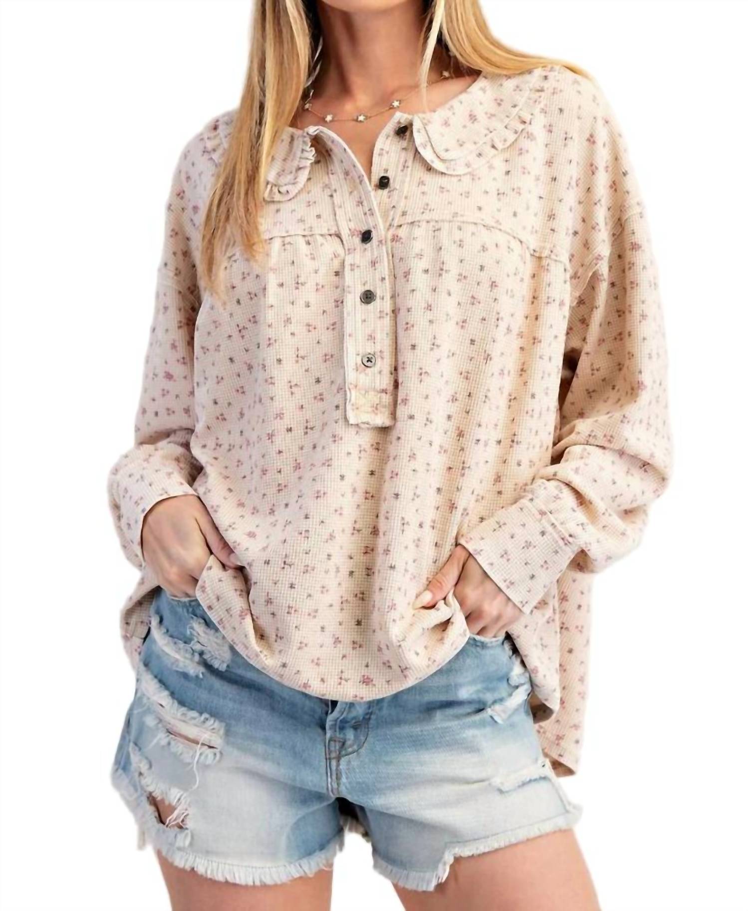 Easel - Floral Thermal Top