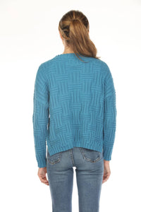 Planet By Lauren G. - Weavie Crewneck Sweater