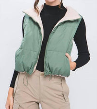 Love Tree - Woven Solid Reversible Vest