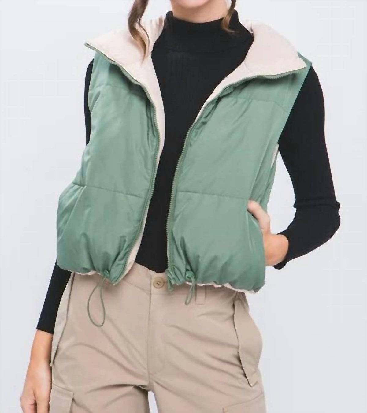 Love Tree - Woven Solid Reversible Vest