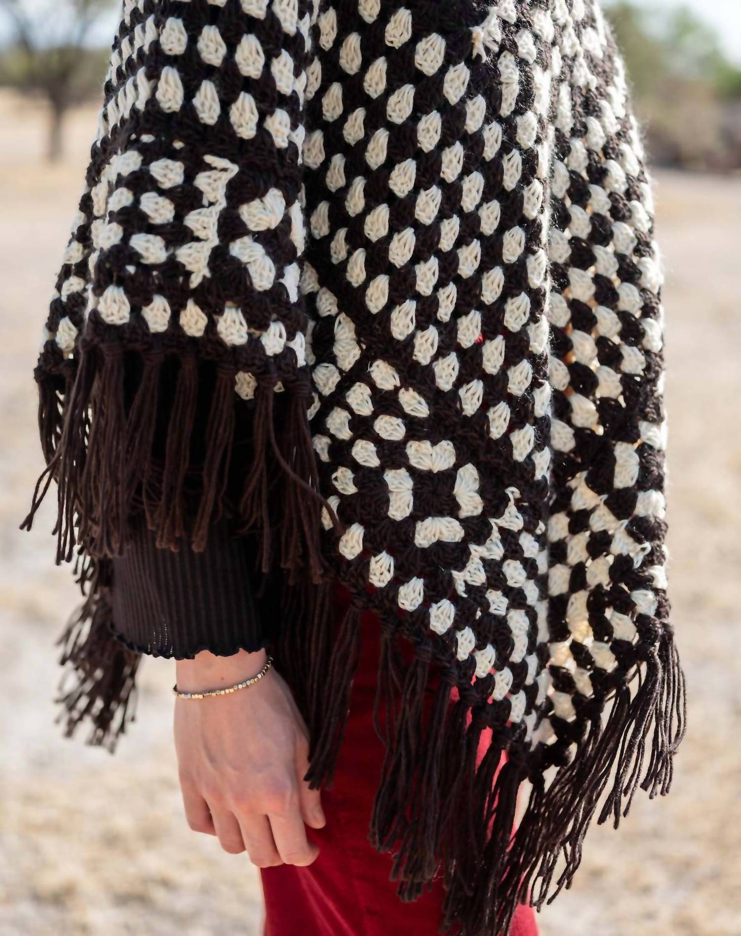 Mersea - La Paz Crochet Poncho