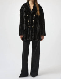 Joseph Ribkoff - Chic Faux Fur Coat
