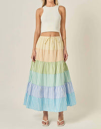 English Factory - Pastel Tier Skirt