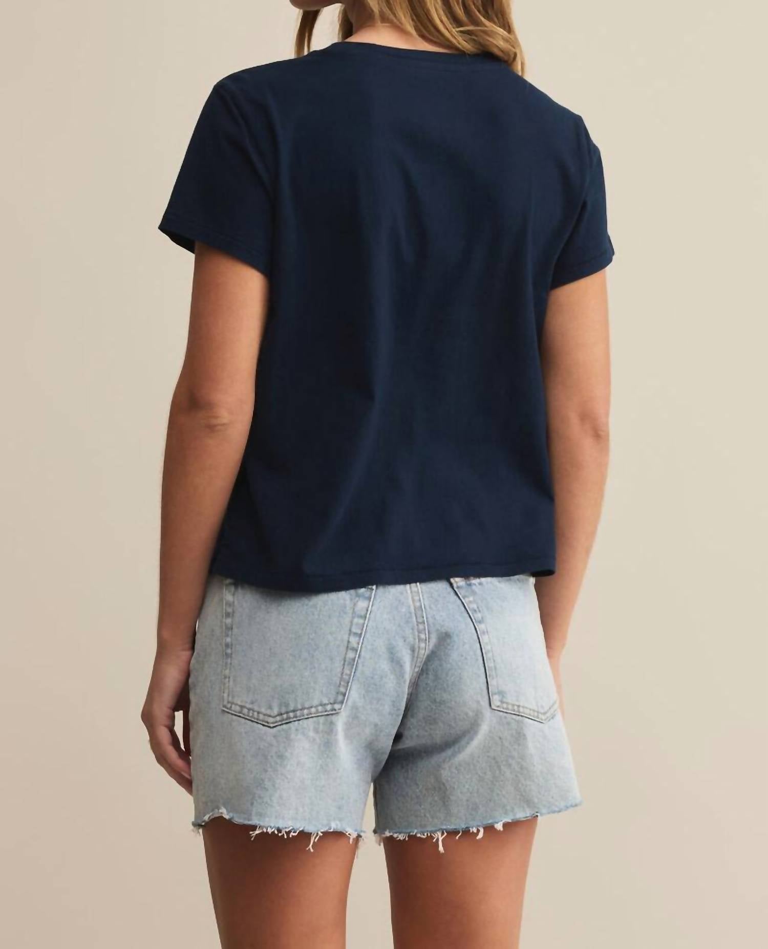 Z Supply Coast Tourist Tee in eclipse - women's t-shirt - alternate view