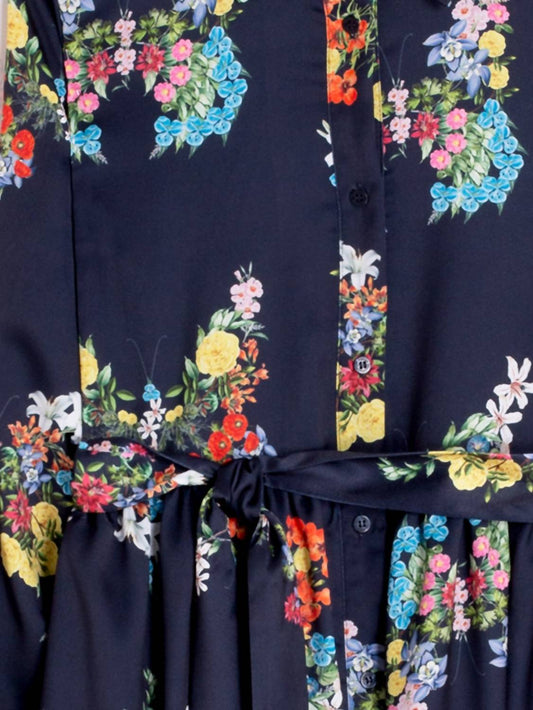 Vilagallo - AMIRA MARIPOSA FLORAL DRESS