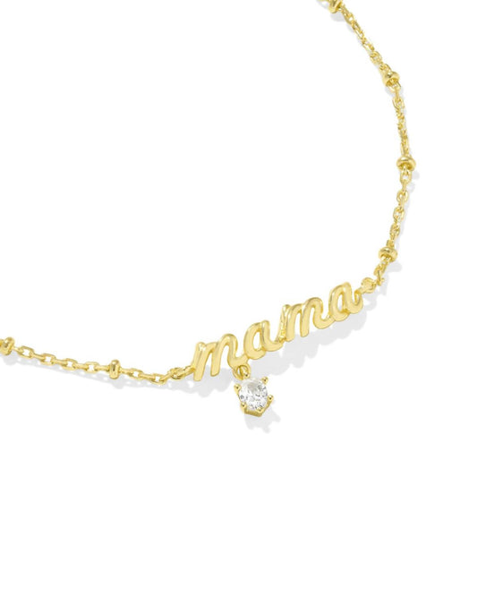 Kendra Scott - Women's Crystal Mama Delicate Chain Bracelet