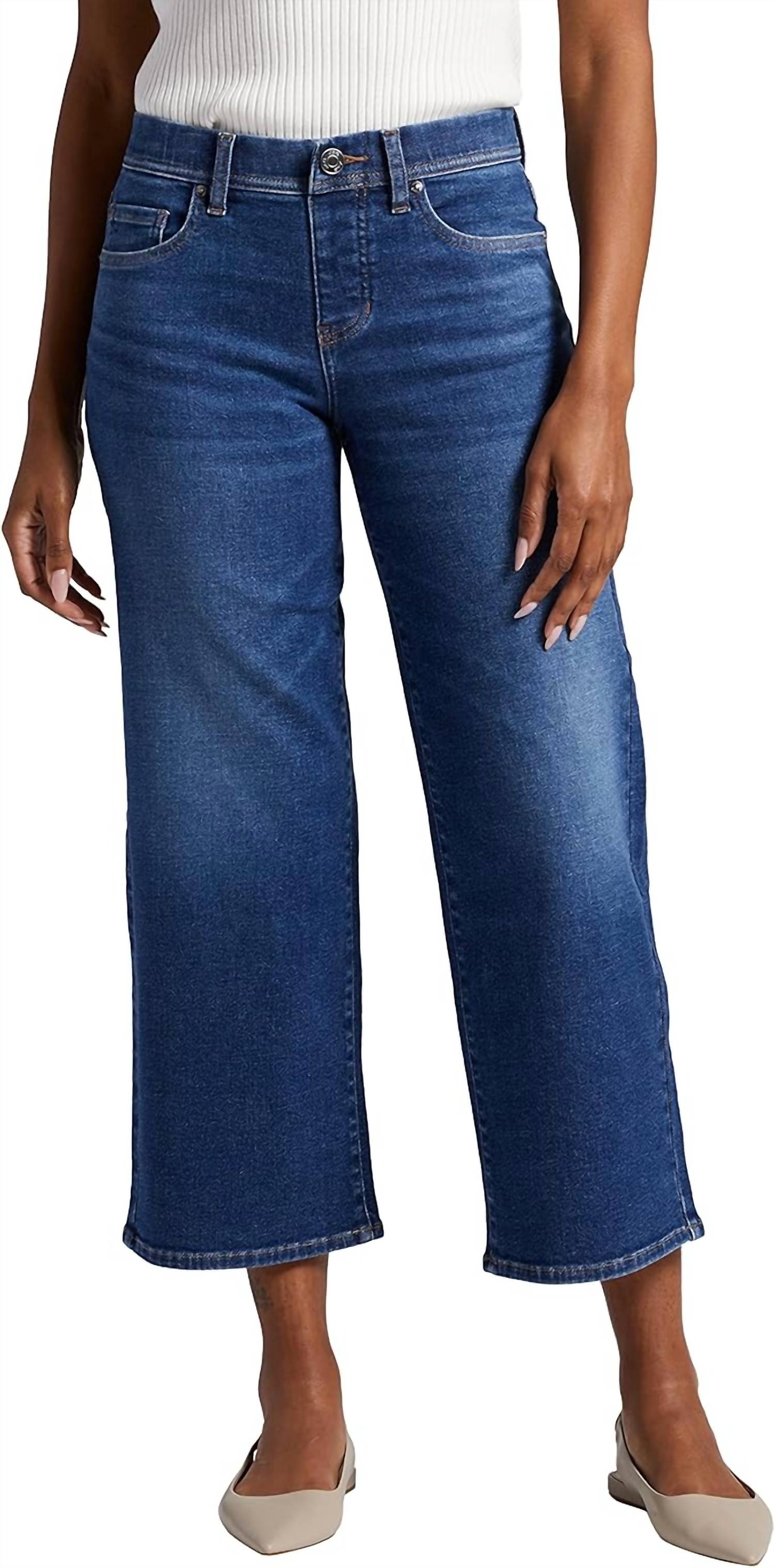 Jag - Ava Mid Rise Wide Leg Jeans