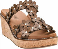 Corkys Footwear Women's Mic Drop Sandals in tan - women's shoe - detail view