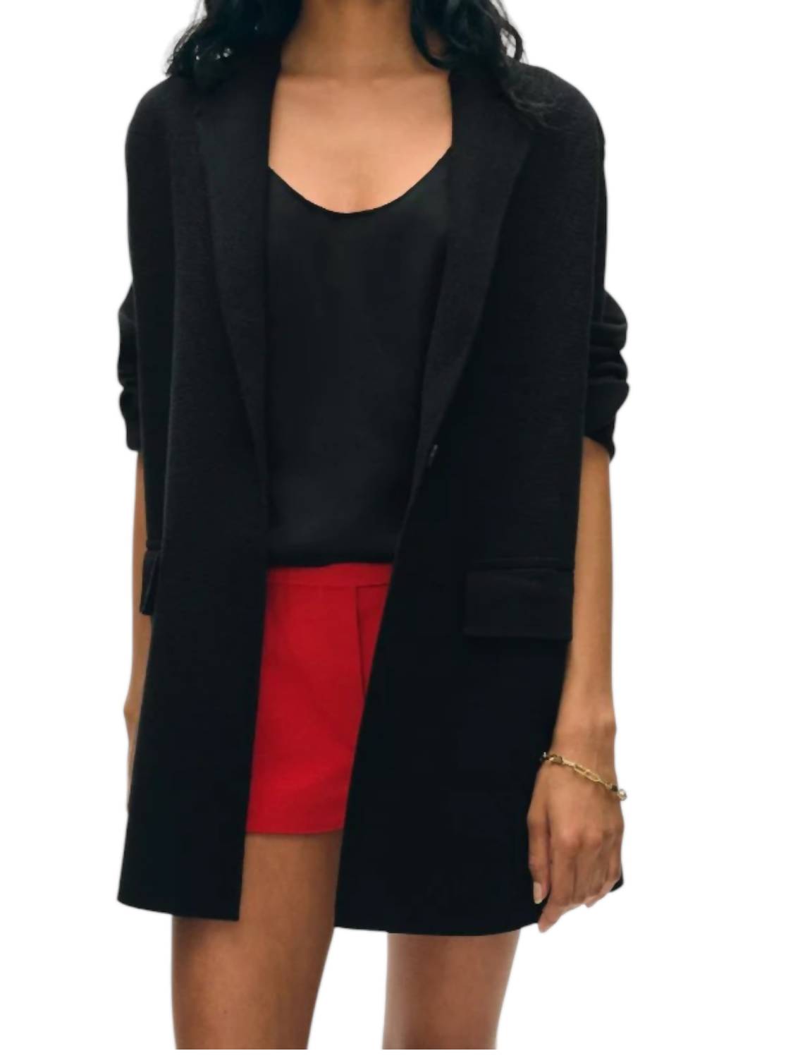 White + Warren - Superfine Organic Cotton Knit Blazer