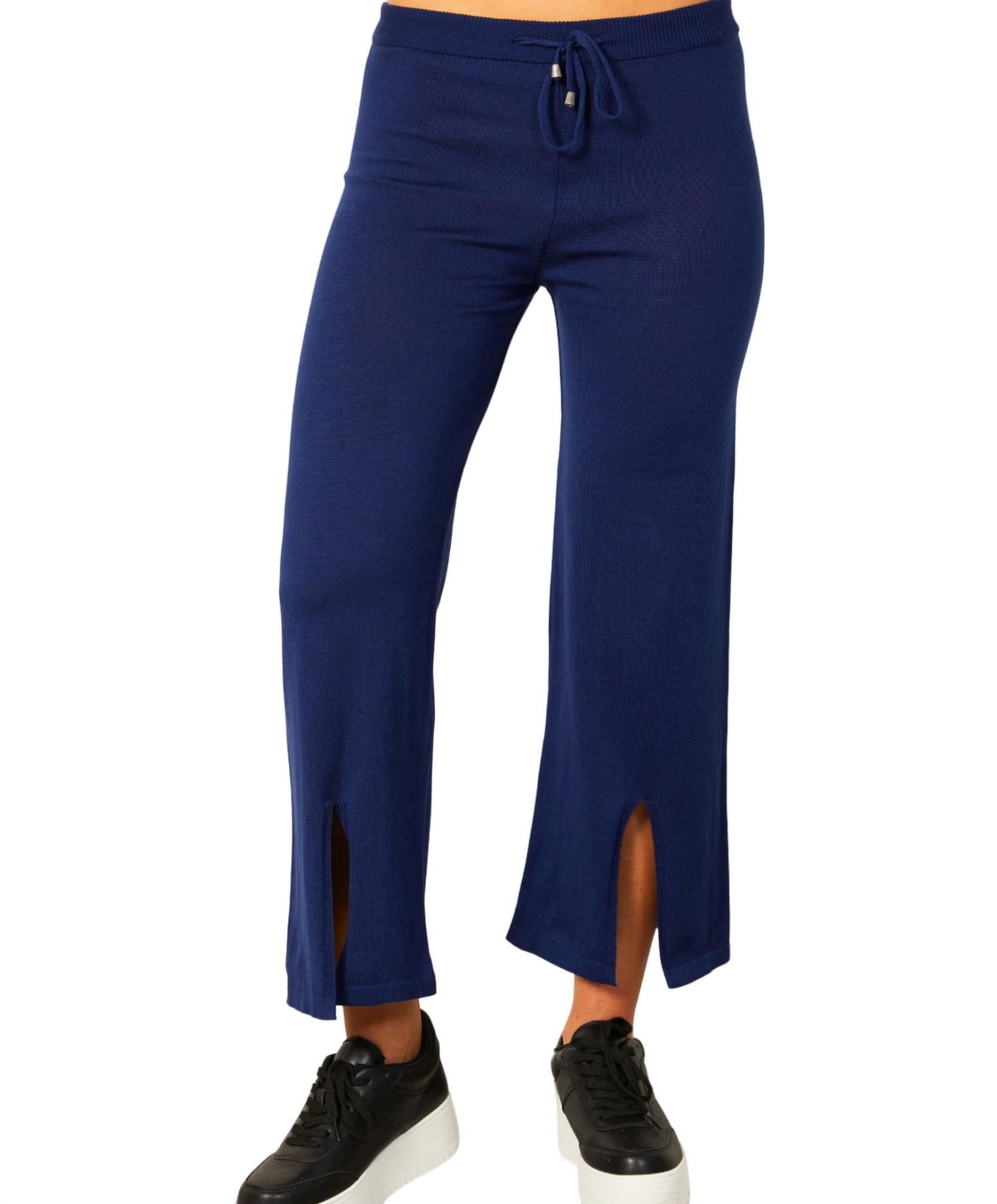 Knit Pant w/ Middle Silt