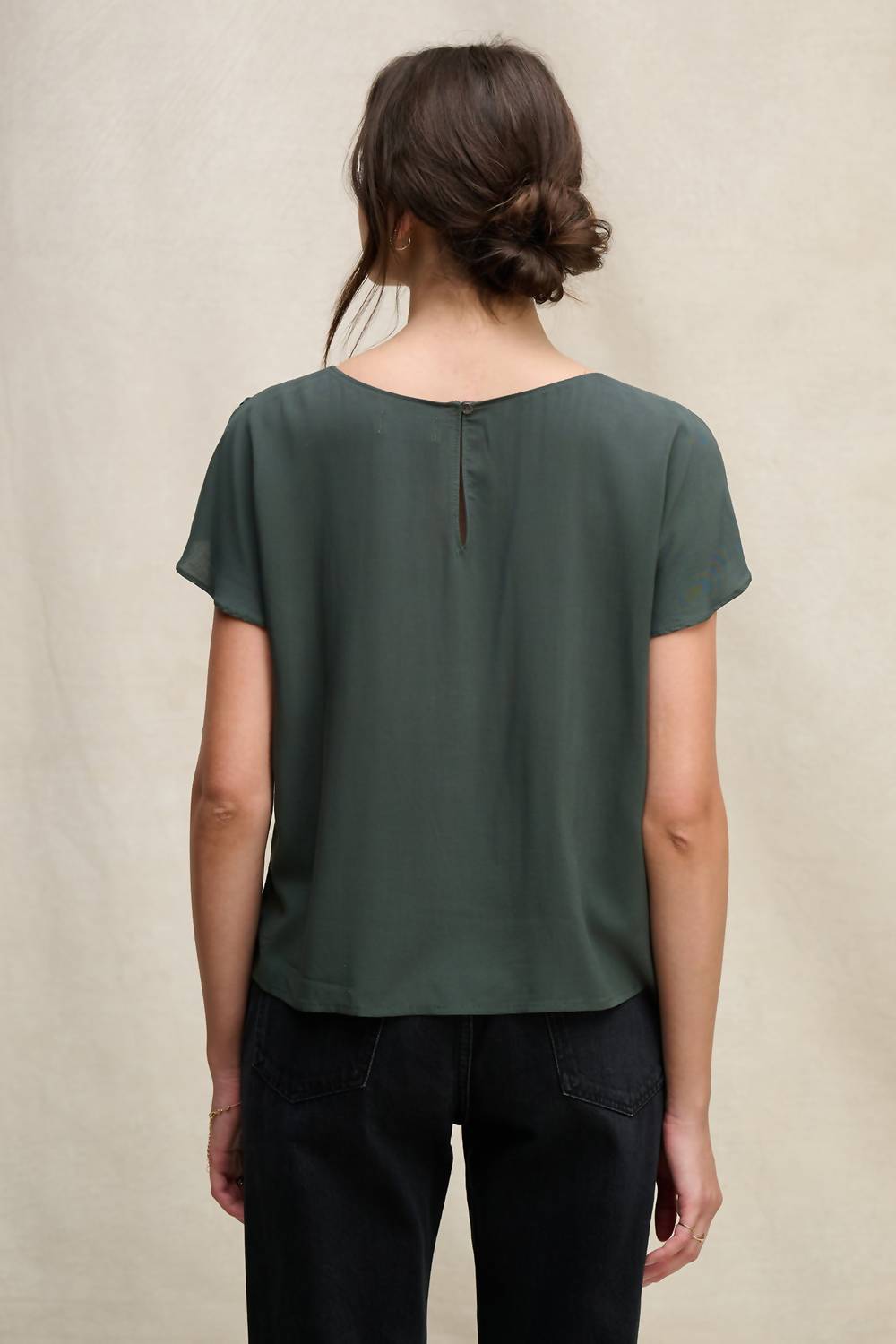 Velvet By Graham & Spencer - Rayon Challis Marcel Top