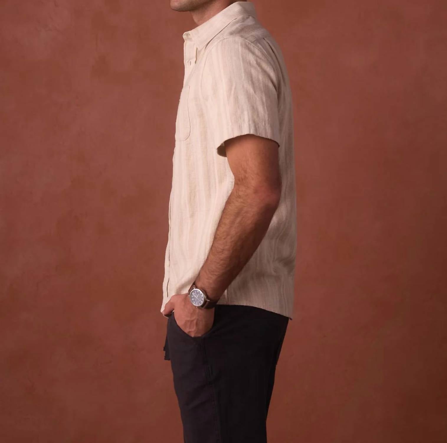 The Normal Brand - Freshwater Short Sleeve Button Up Shirt
