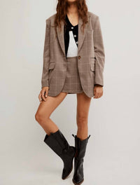 Free People Paradise Found Skort in chocolate - women's shorts - view 5