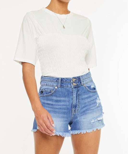 Kancan - Farah Essentials High Rise Mom Short