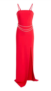 Likely - Josie Pearl Chain Belt Gown