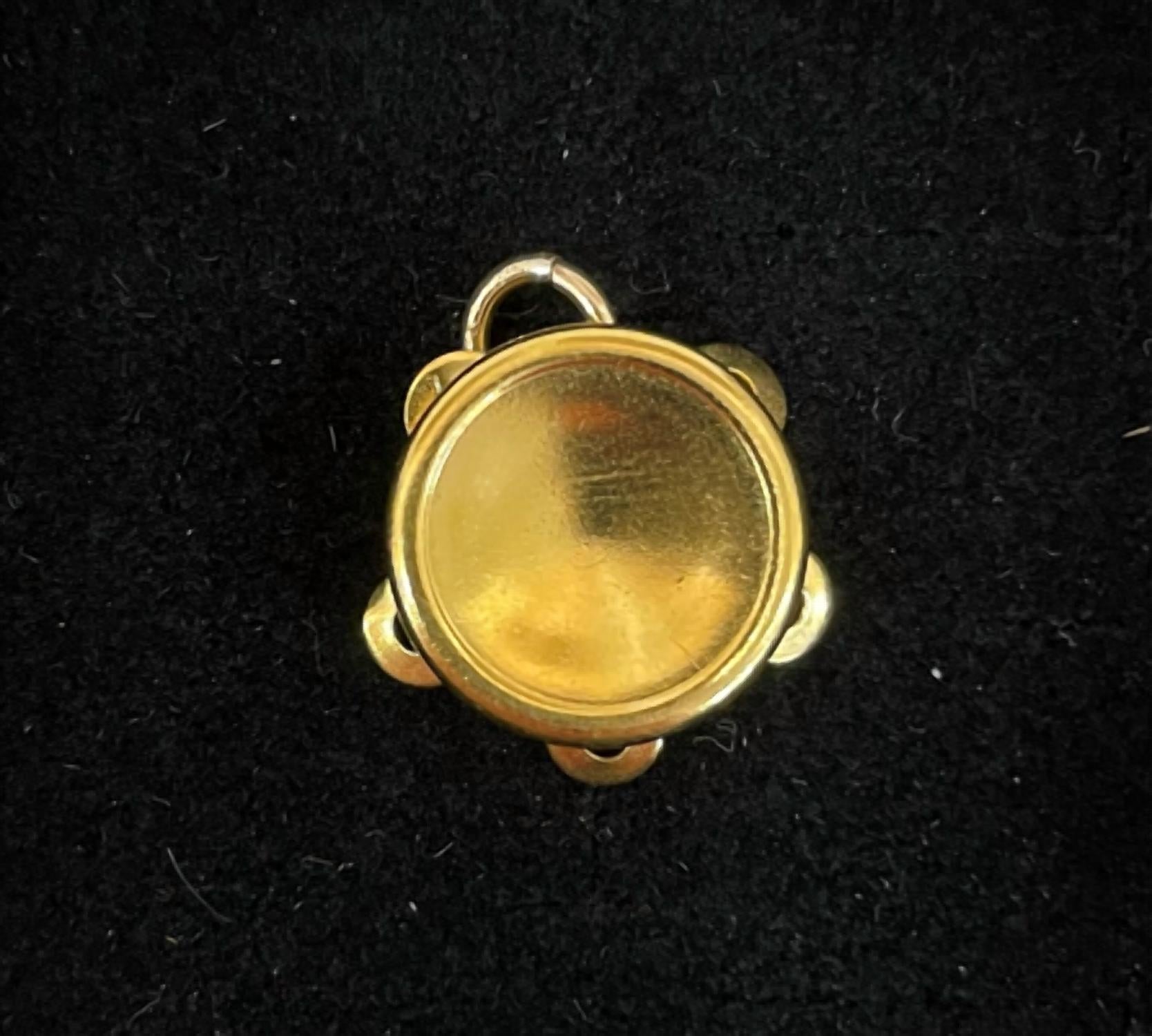 Azi Rasson - Women's Vintage Tambourine Charm