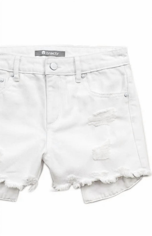 Tractr - Girl's Weekender Short With Destruction