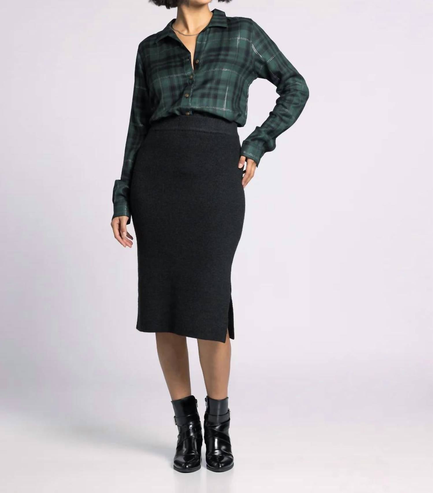 Thread & Supply Dani Skirt in black - women's skirt - view 4