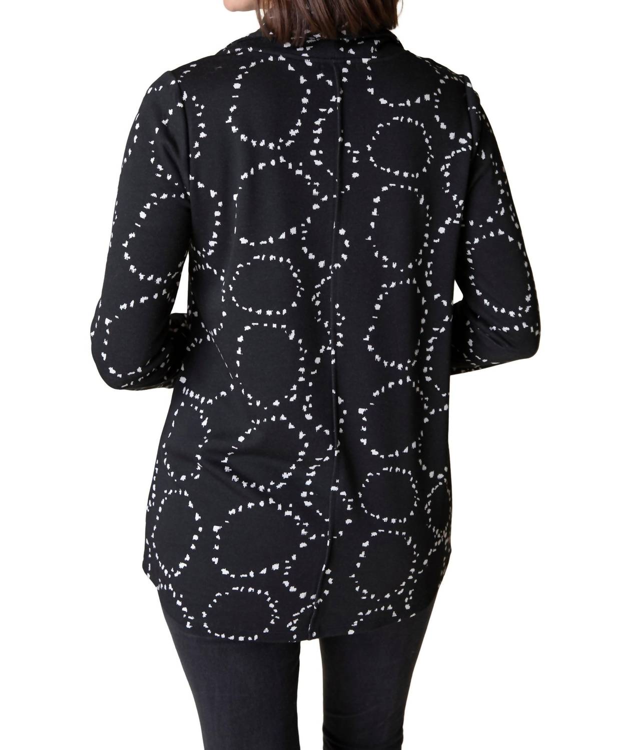 Habitat - Circle Knit Tie Neck Tunic