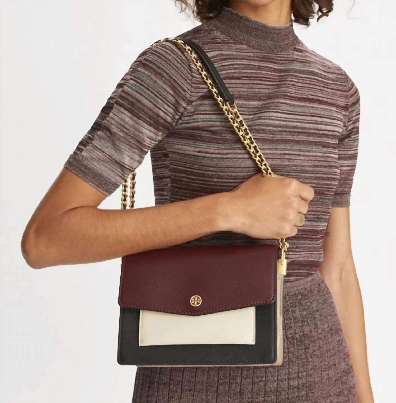 Tory Burch - Women's Robinson Double-strap Crossbody Bag